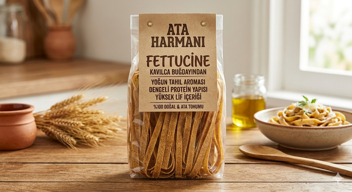 ATA BUĞDAY SERİSİ – Kavılca Fettucine Makarna